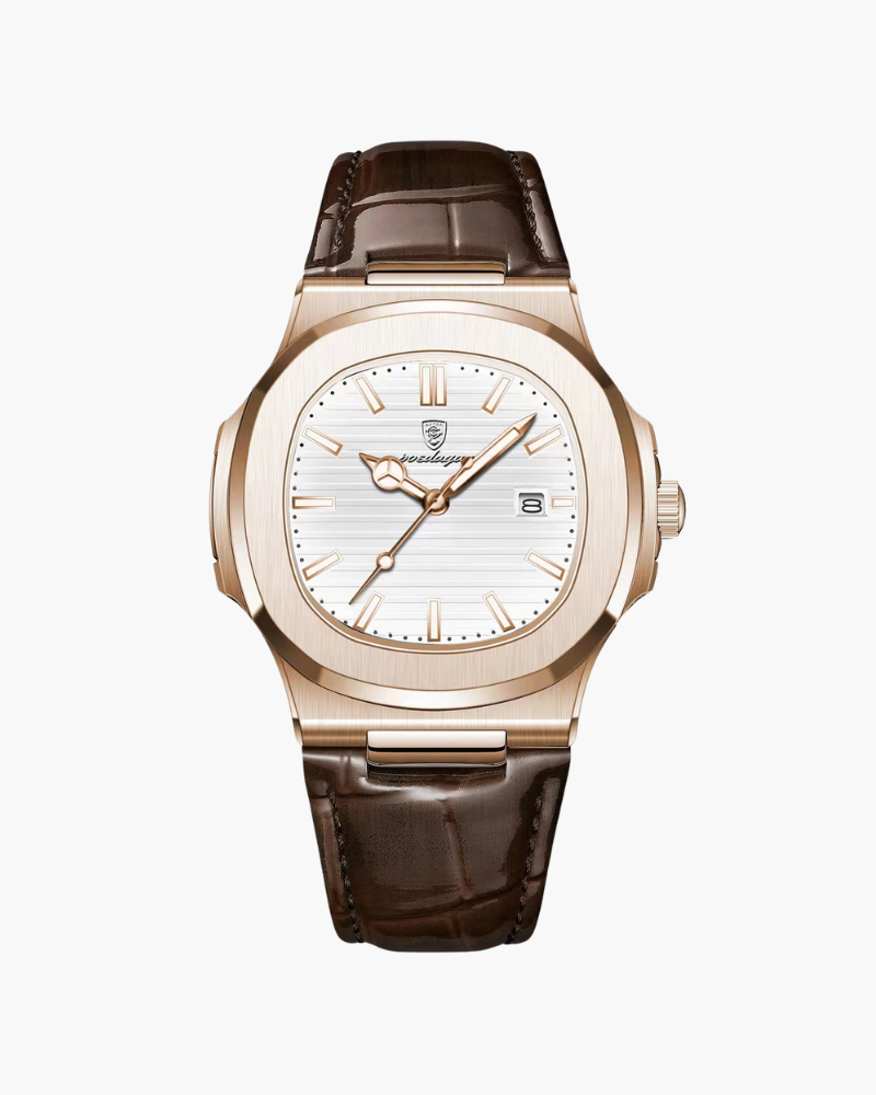 Analogue Leather Strap Watch fo Men | Sebastian