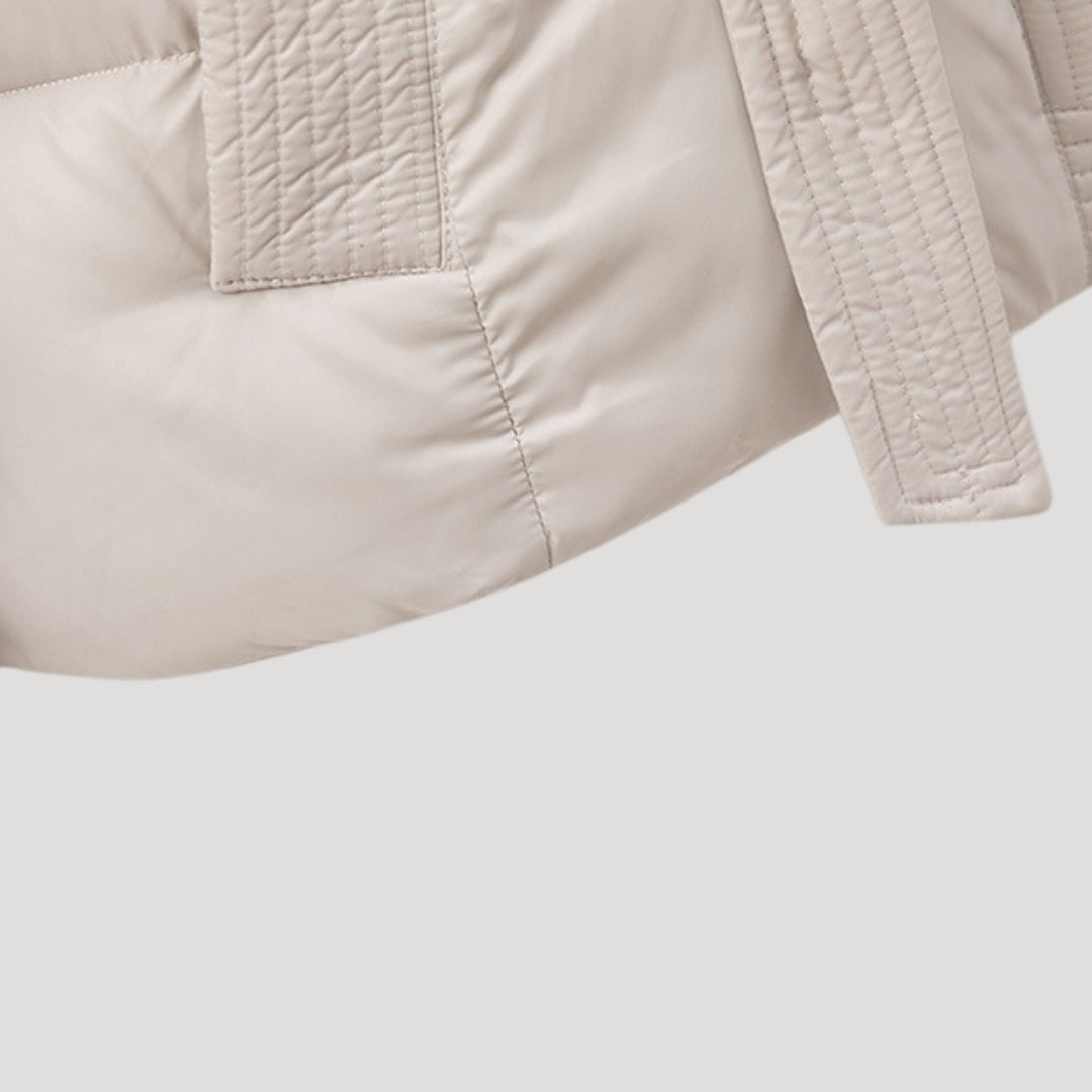 Belted Puffer Jacket Stylish Design For Women | Zanthea 6