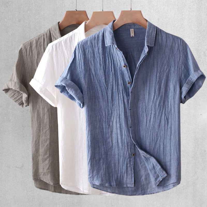 Bologna Linen Shirt Casual Style For Men | Jorven 1