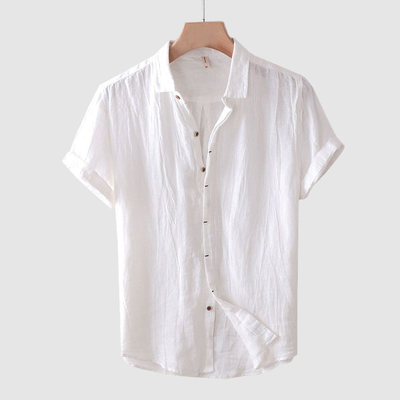Bologna Linen Shirt Casual Style For Men | Jorven 2