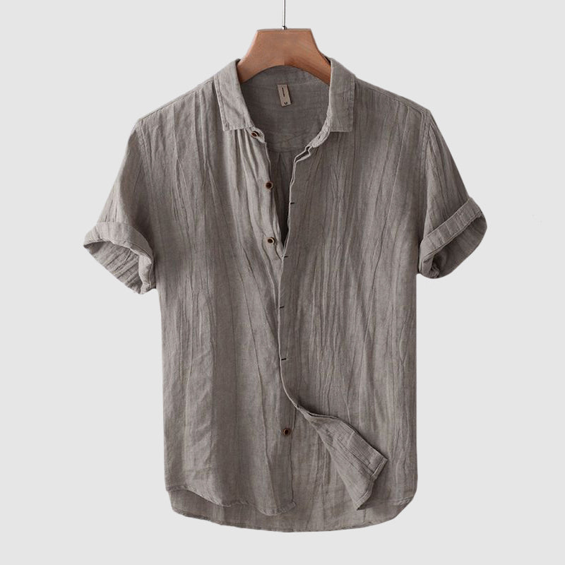 Bologna Linen Shirt Casual Style For Men | Jorven 3