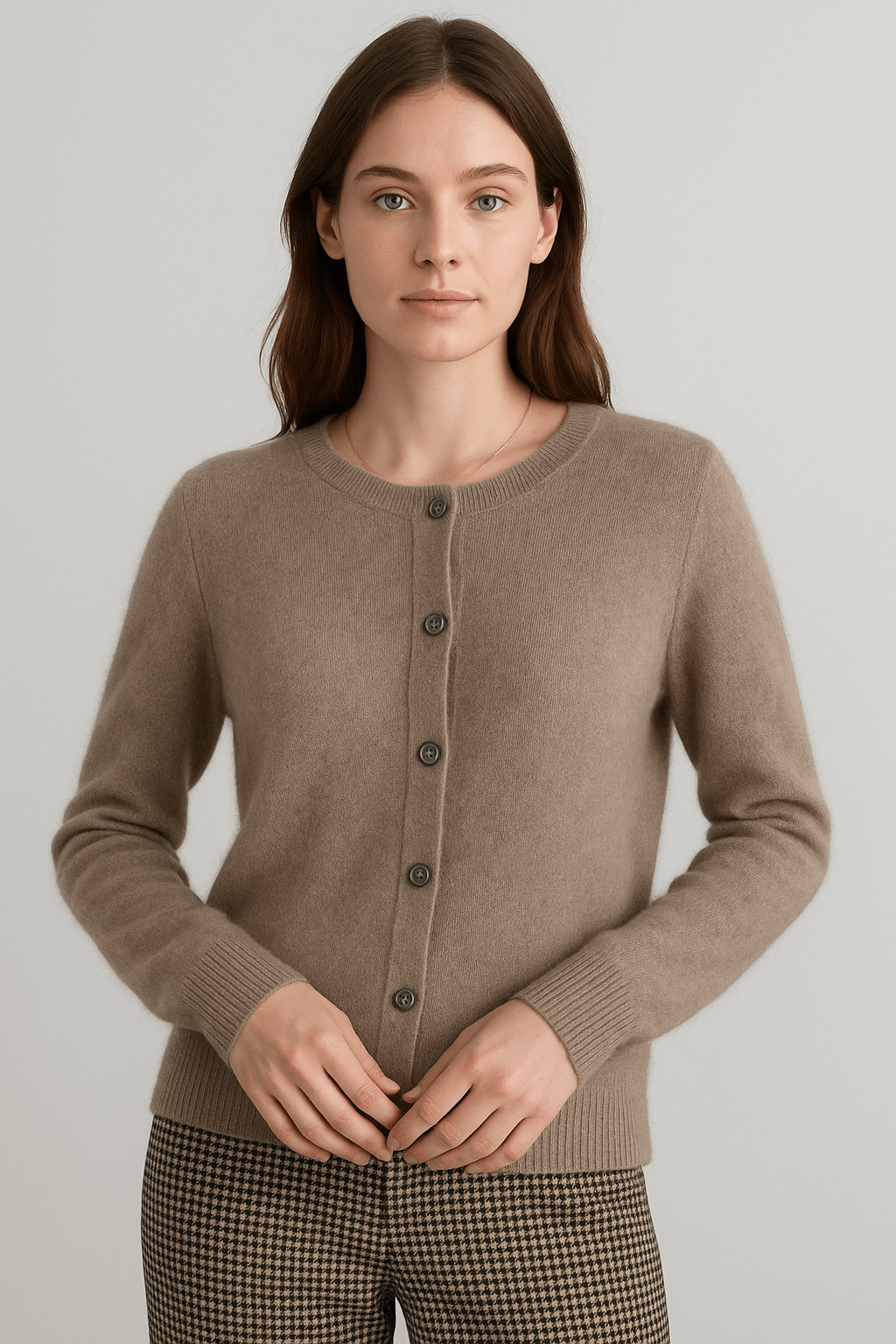 Button-Up Wool Cardigan Lightweight For Women | Lianya 1