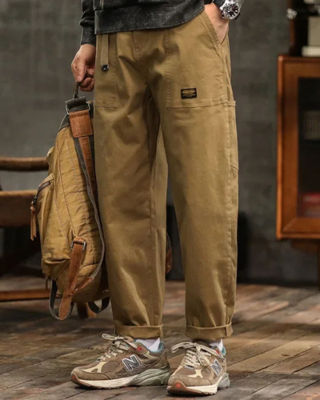 Cairo | Cargo Straight Leg Utility Trousers 2