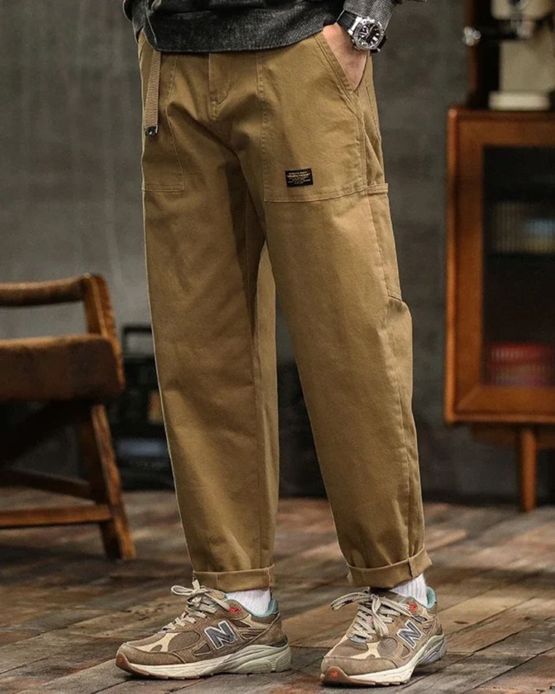 Cairo | Cargo Straight Leg Utility Trousers 5