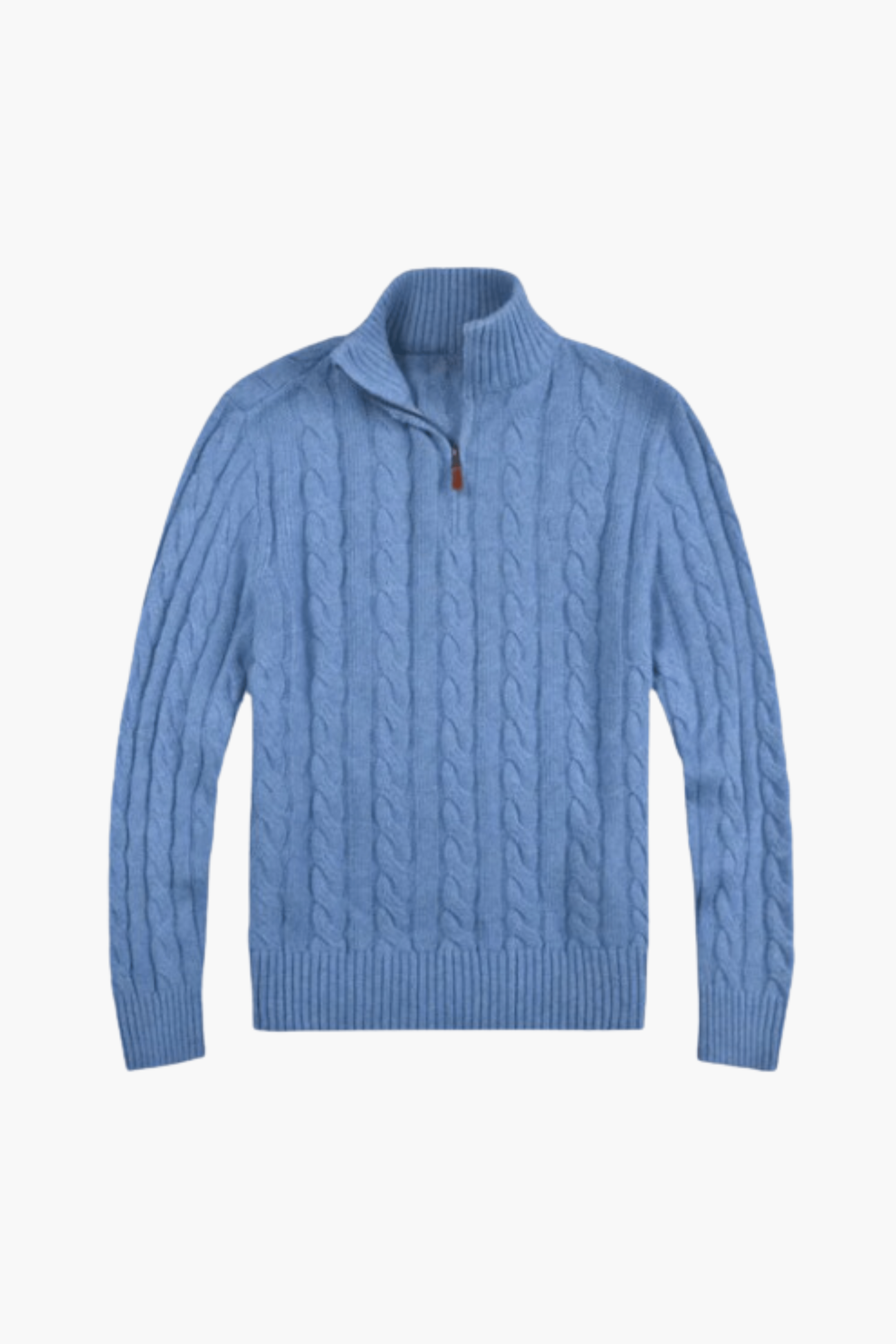 Classic Cable Knit Half-Zip Sweater for Men | Kobe