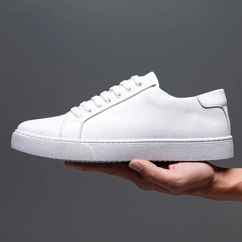 Classic Leather Low-Top Sneakers with Comfortable Sole for Men | Hugo