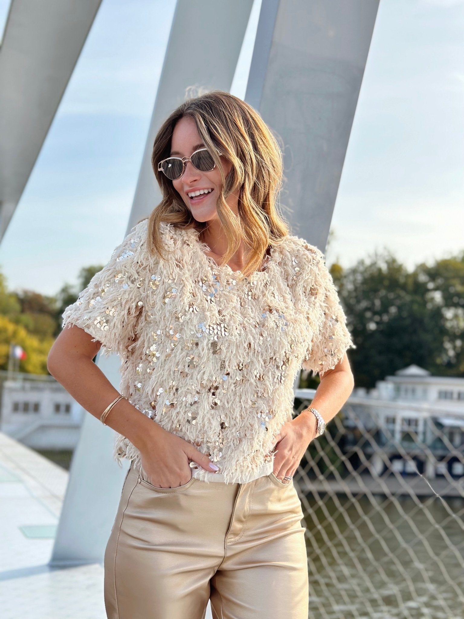 Embellished Blouse Chic Design For Women | Liora 3