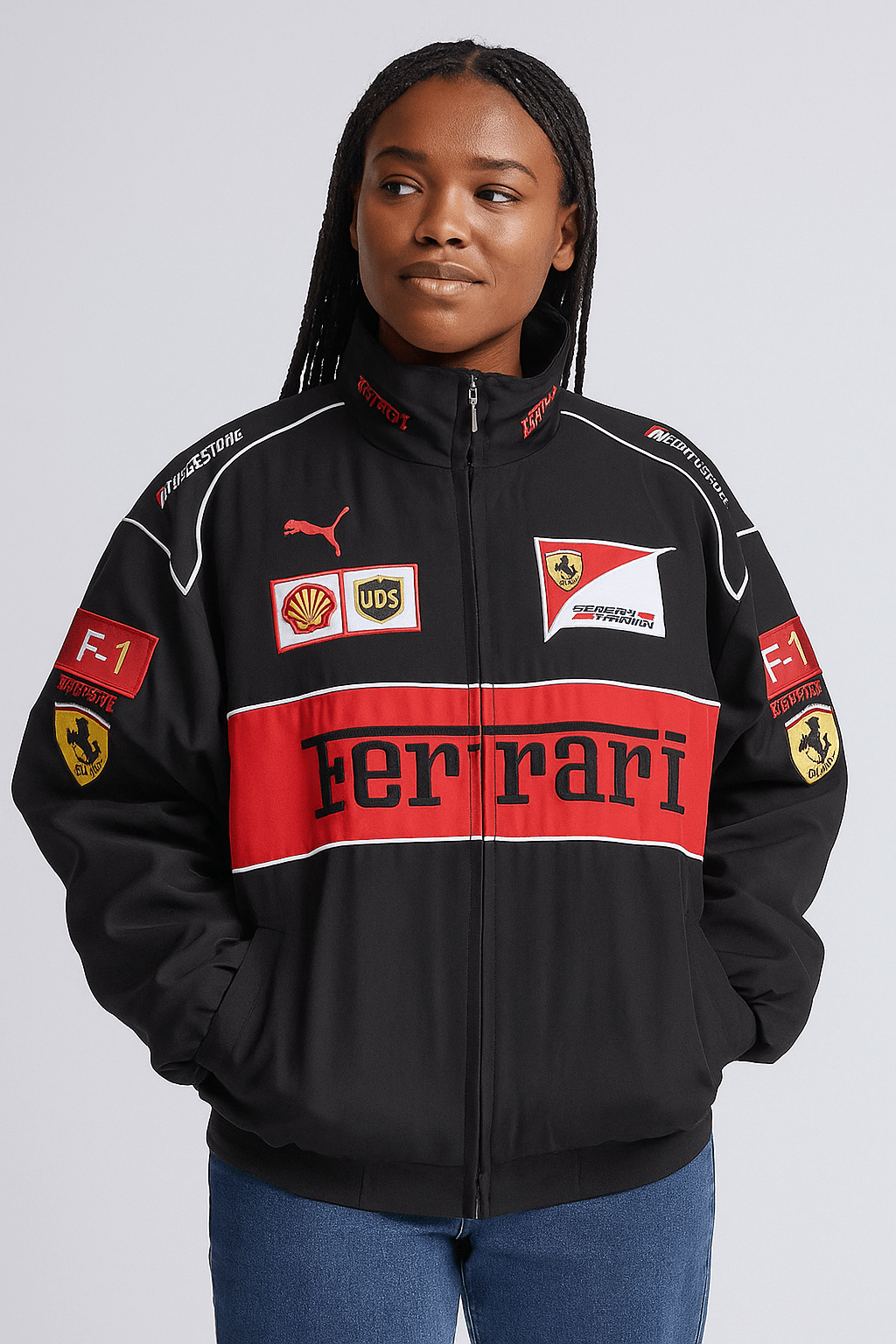 F1 Racing Jacket Bold Style For Women | Jorina 1