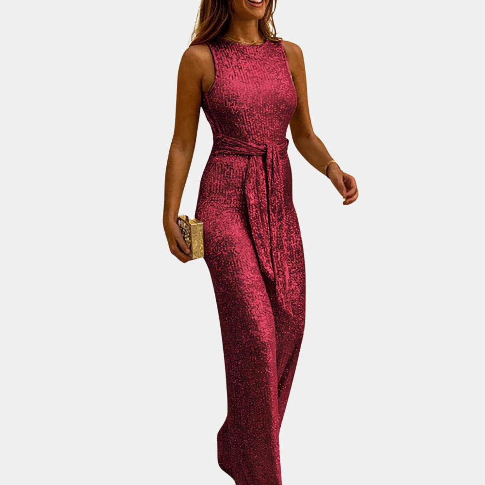 Glimmer | Sequin Jumpsuit Women 0