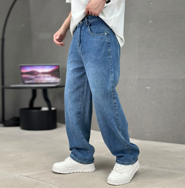 Grove | Spring Loose Fit Straight Jeans 0