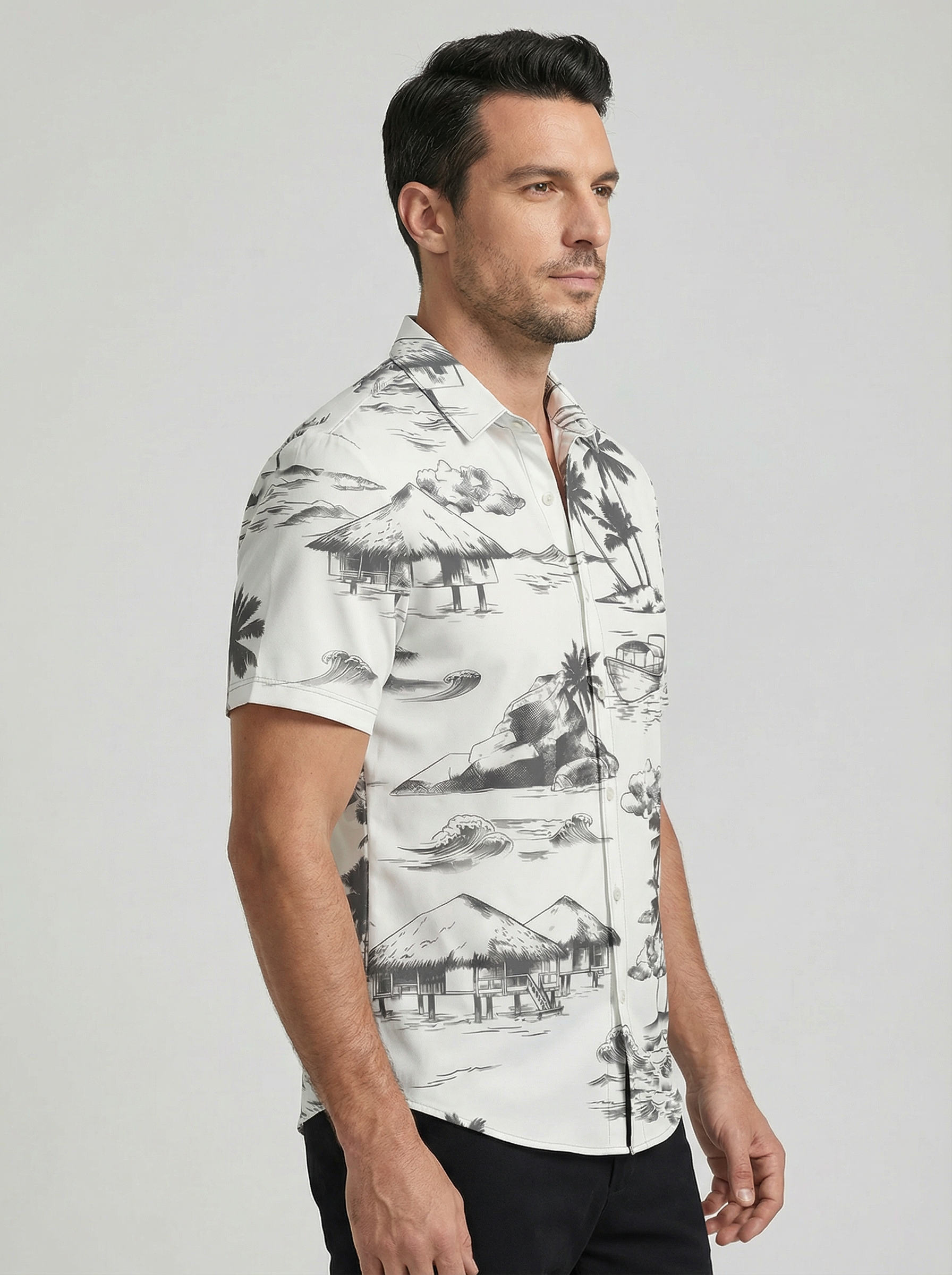 Havana | Hawaiian Print Short Sleeve Shirt