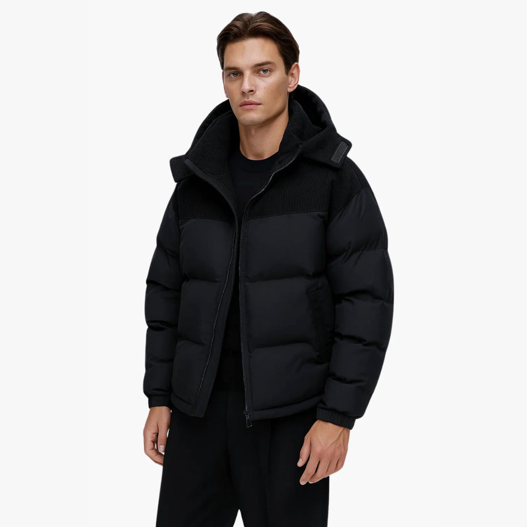 Insulated Hooded Puffer Jacket For Men | Jorven 1