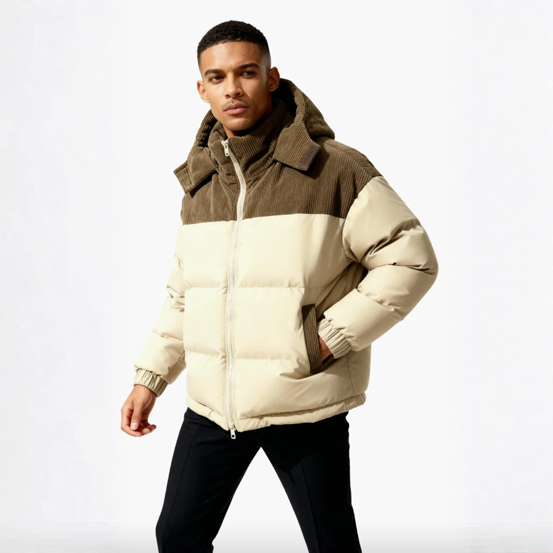 Insulated Hooded Puffer Jacket For Men | Jorven 5