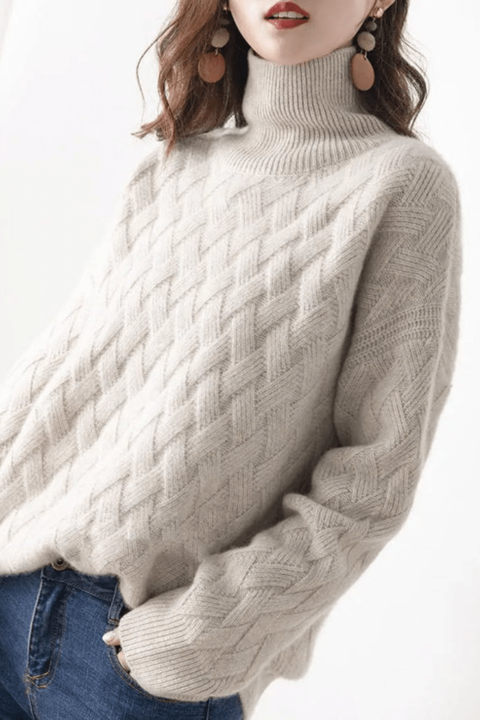 Knit Sweater Oversized Fit For Women | Lirena 5