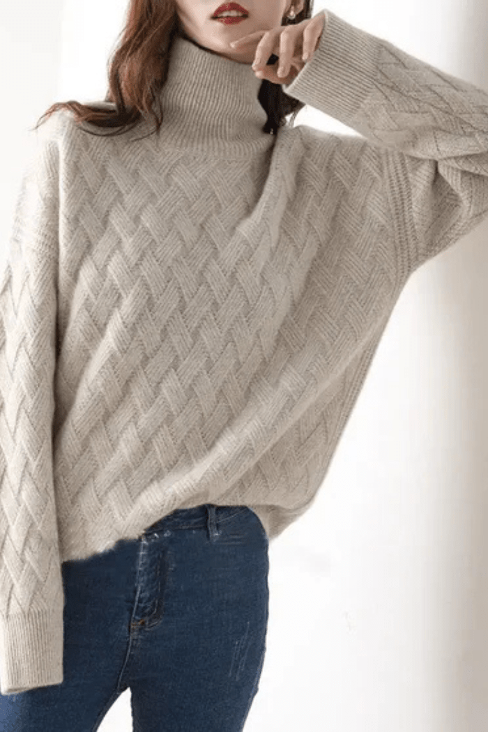 Knit Sweater Oversized Fit For Women | Lirena 6