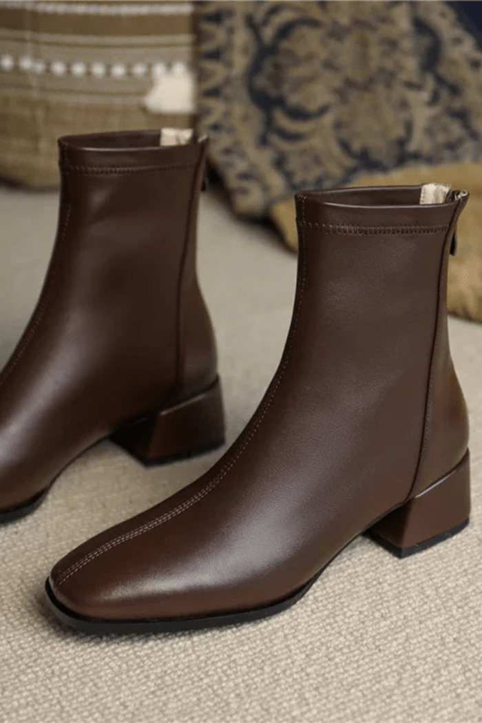 Leather Knee High Boots Stylish Design For Women | Marivon 5