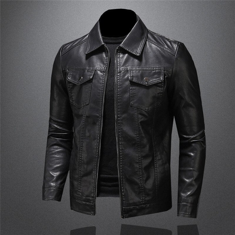 Lemur | Men's Leather Black Jacket 0