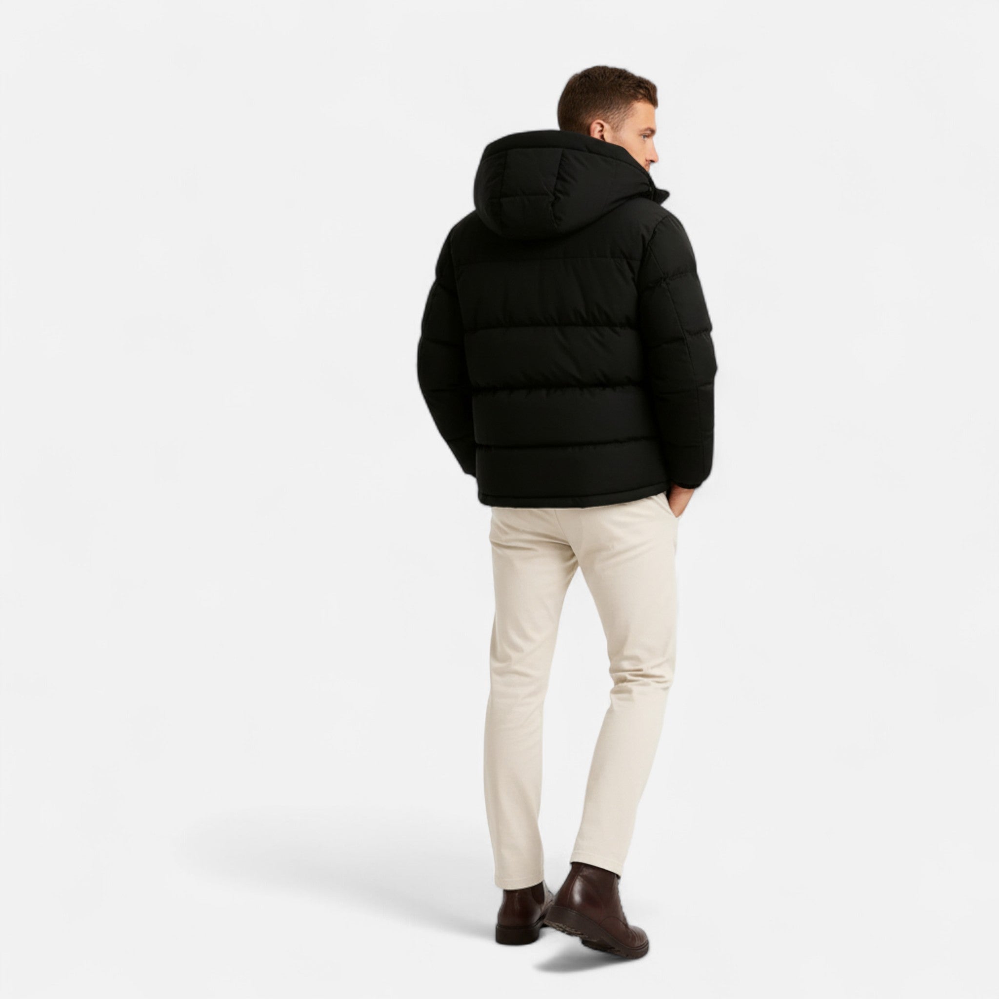 Lightweight Hooded Puffer Jacket For Men | Jorven 6