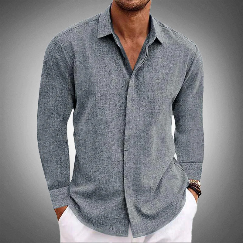 Linen Blend Shirt Stylish Design For Men | Jorven 2