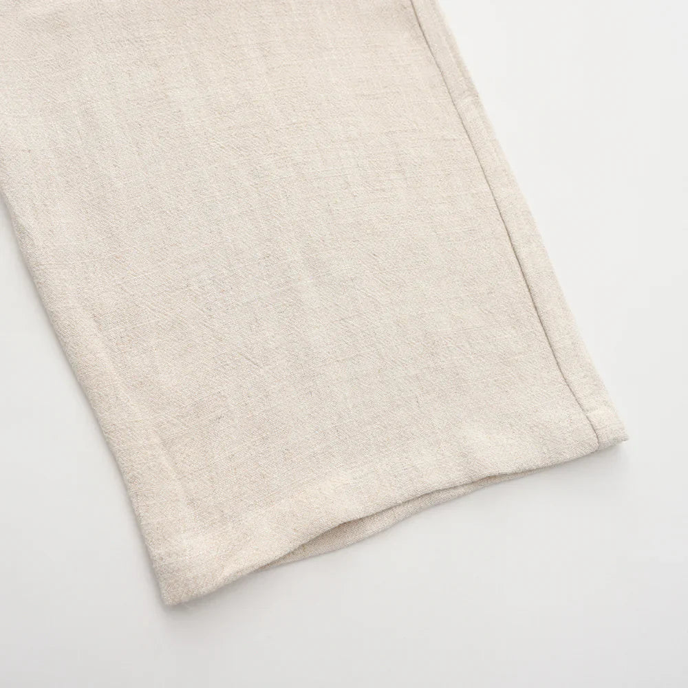 Beige fabric on a white background