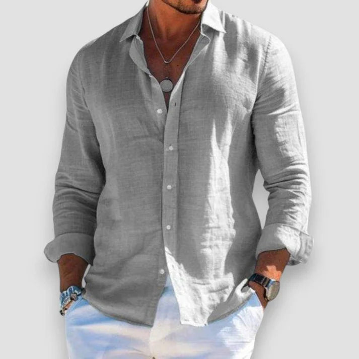 Liveno | Casual Linen Men's Shirt 0