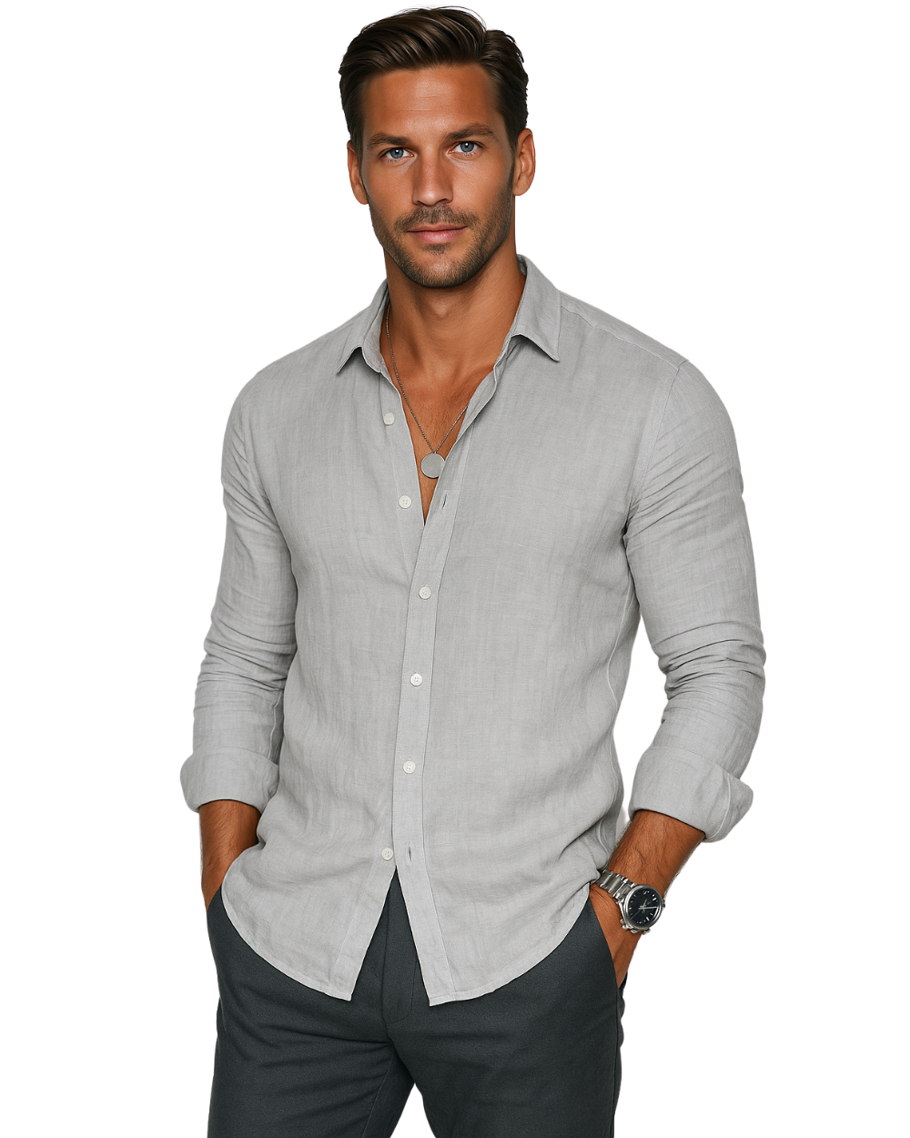 Liveno | Casual Linen Men's Shirt 1