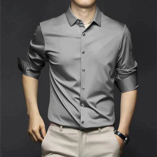 Long Sleeve Button Down Dress Shirt for Men | Denver