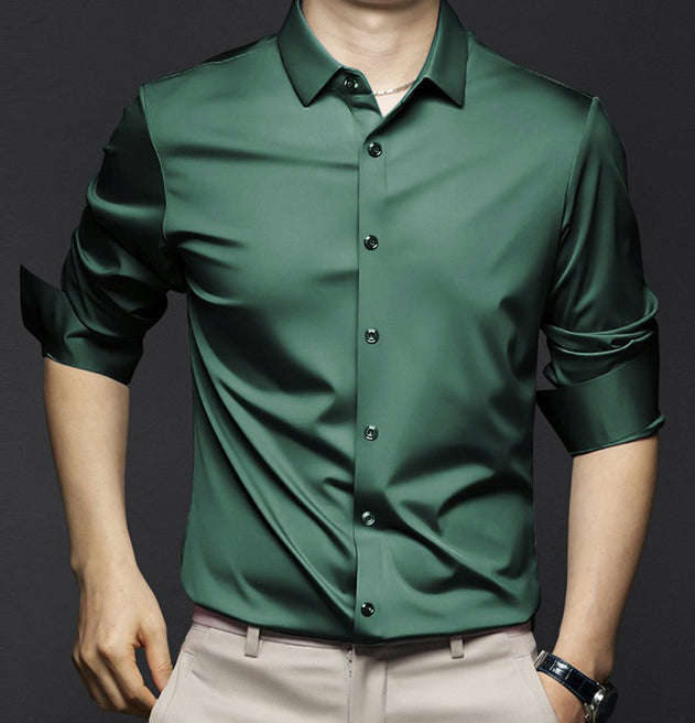 Long Sleeve Button Down Dress Shirt for Men | Denver