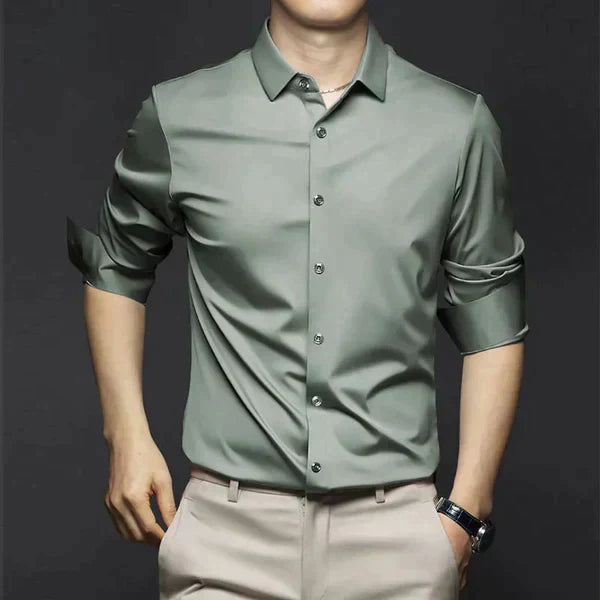 Long Sleeve Button Down Dress Shirt for Men | Denver