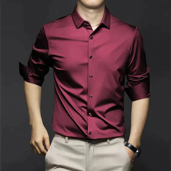 Long Sleeve Button Down Dress Shirt for Men | Denver