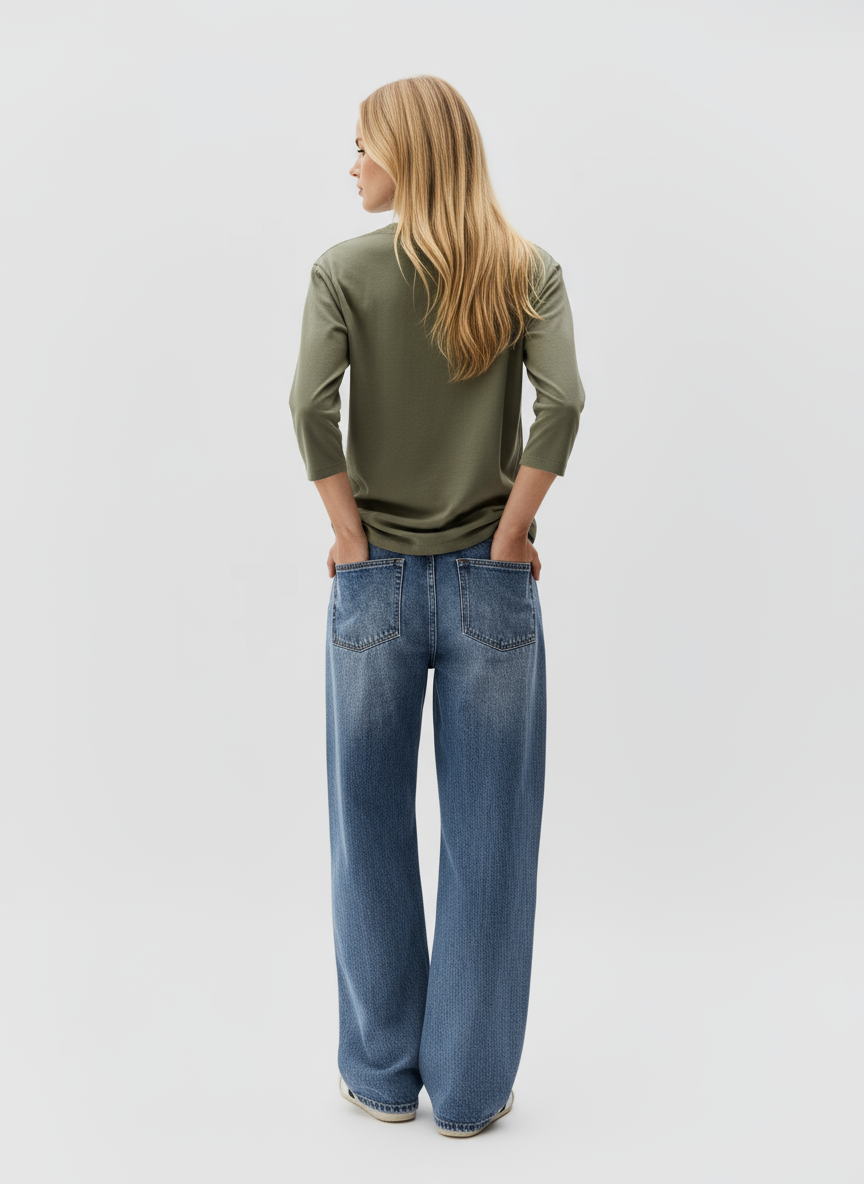 Long Sleeve Classic Shirt For Women | Tersina 2