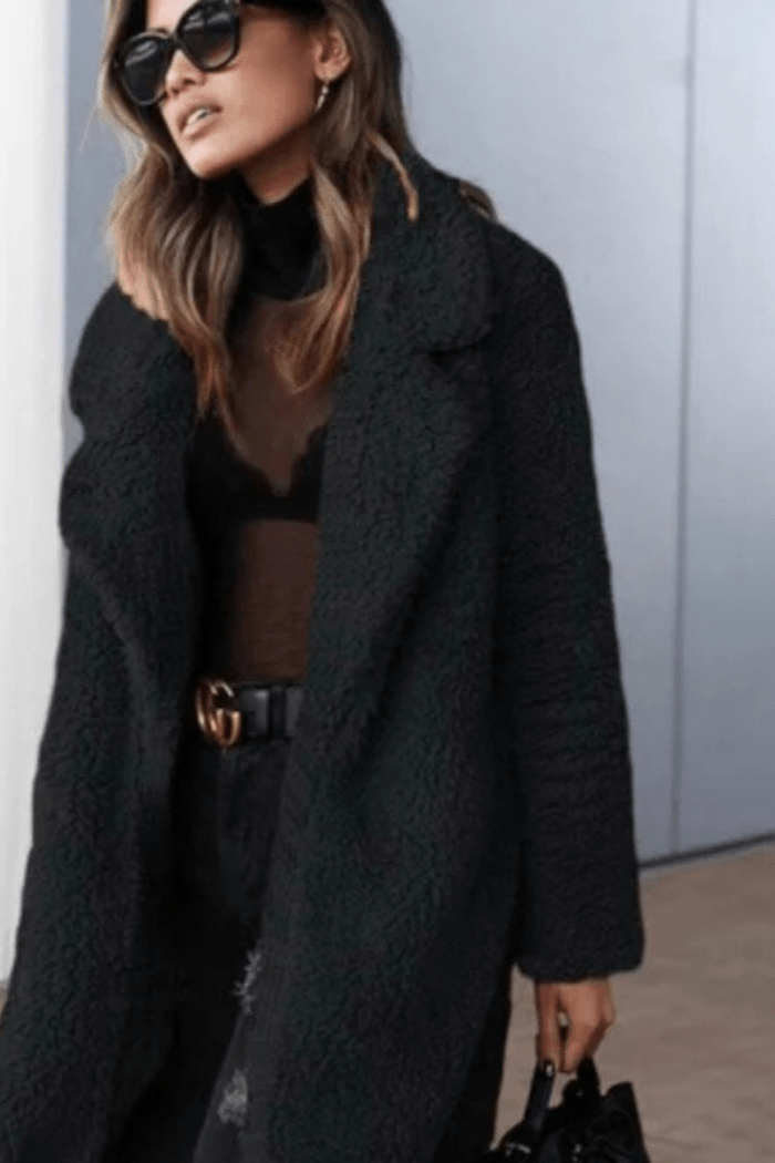 Long Teddy Coat Cozy Style For Women | Zelira 2
