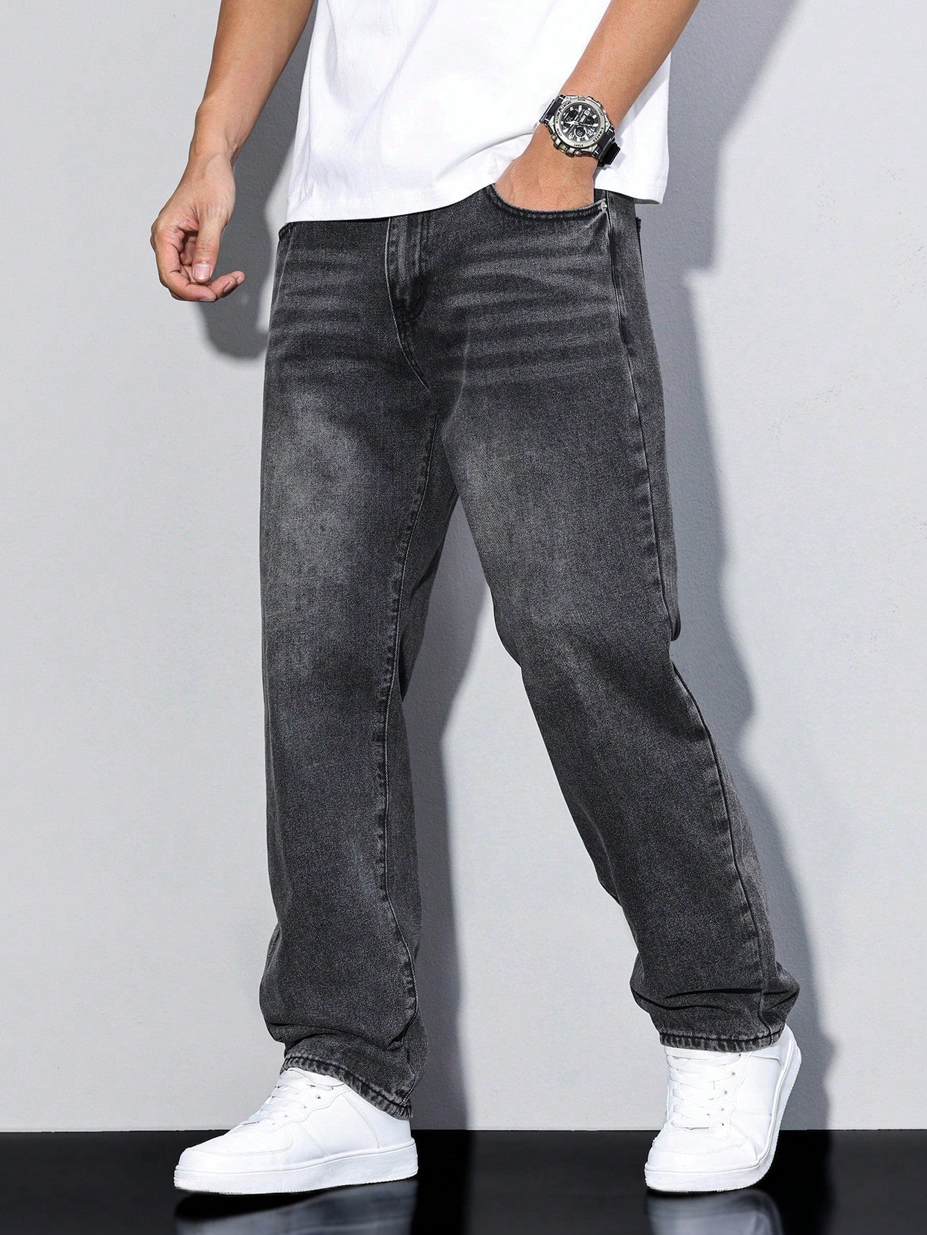 Melo | Casual Straight Leg Denim Jeans 0