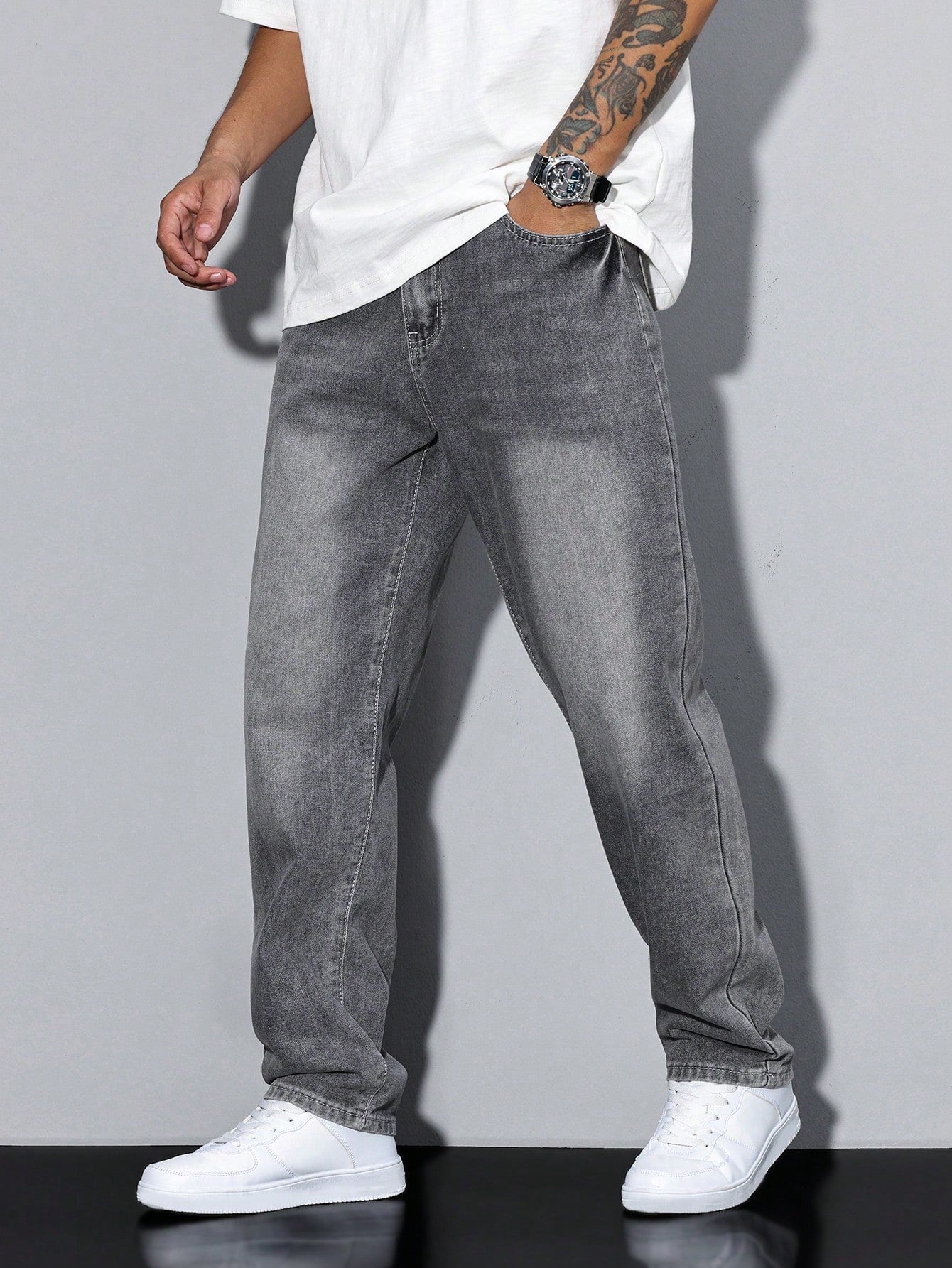 Melo | Casual Straight Leg Denim Jeans 1