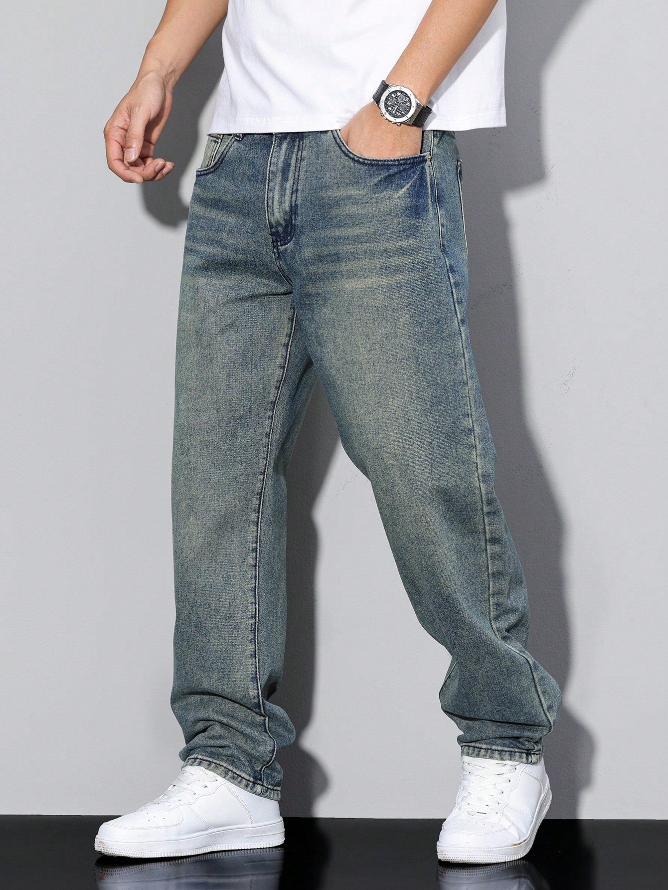 Melo | Casual Straight Leg Denim Jeans 7