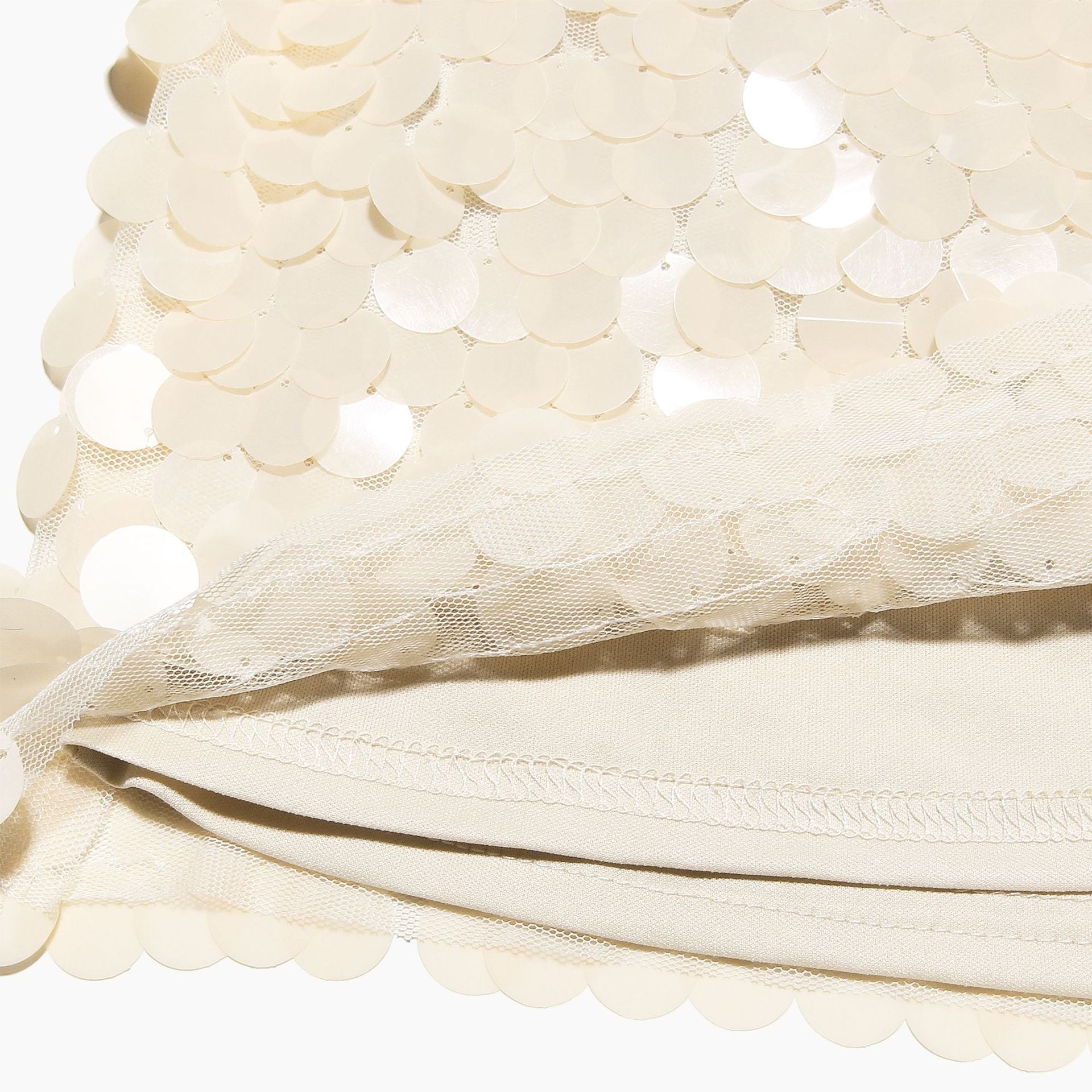 Melo | Sequin Midi Skirt with Tailored Waistband 7