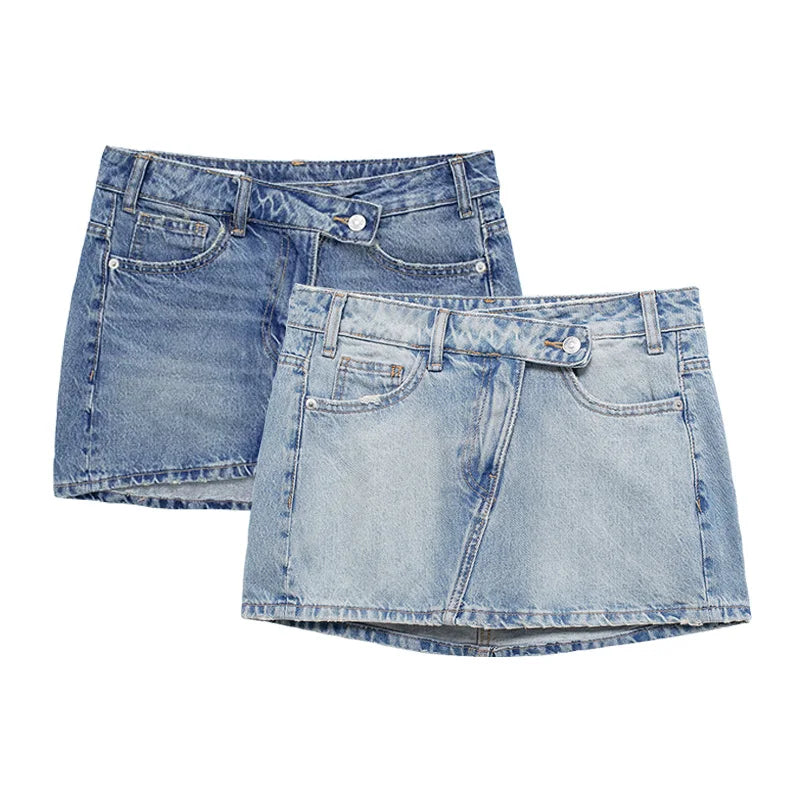 Mina | Casual Denim Mini Skirt 0