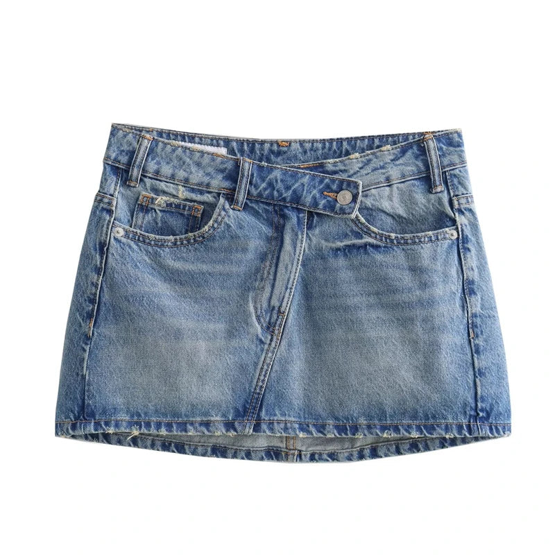 Mina | Casual Denim Mini Skirt 1