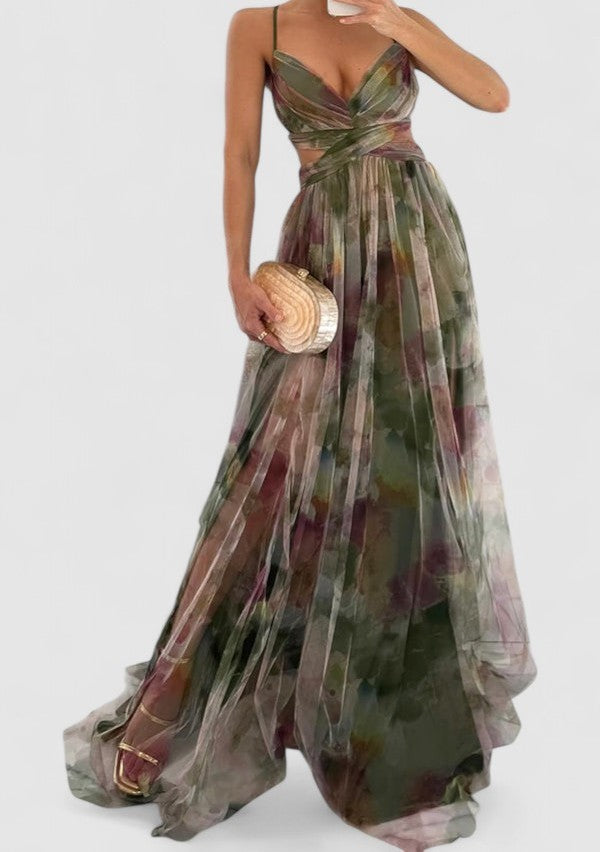 Mira | Chiffon Maxi Dress Evening 3
