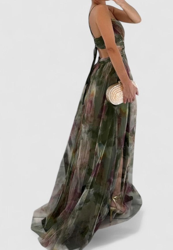Mira | Chiffon Maxi Dress Evening 4