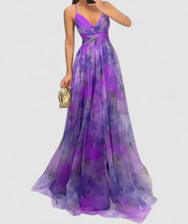 Mira | Chiffon Maxi Dress Evening 8