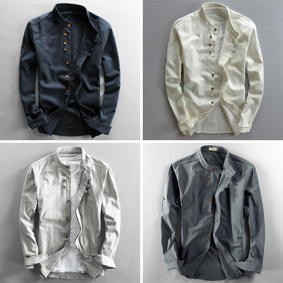 Osaka Linen Shirt Stylish Design For Men | Jorven 4