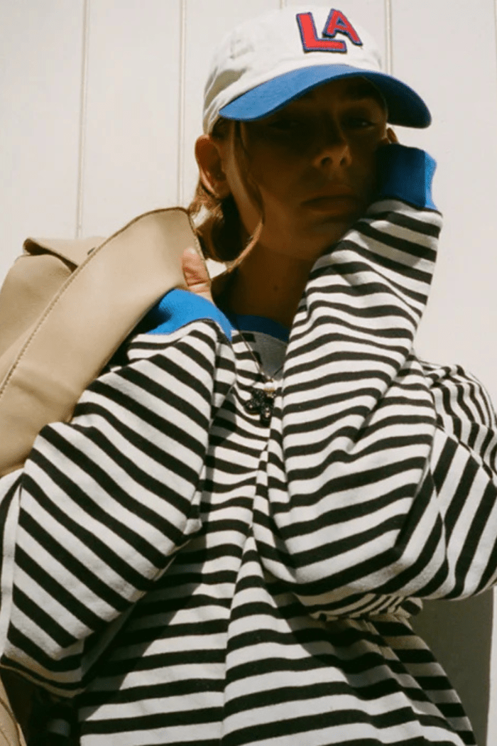 Oversized Striped Jumper For Women | Kylara 8