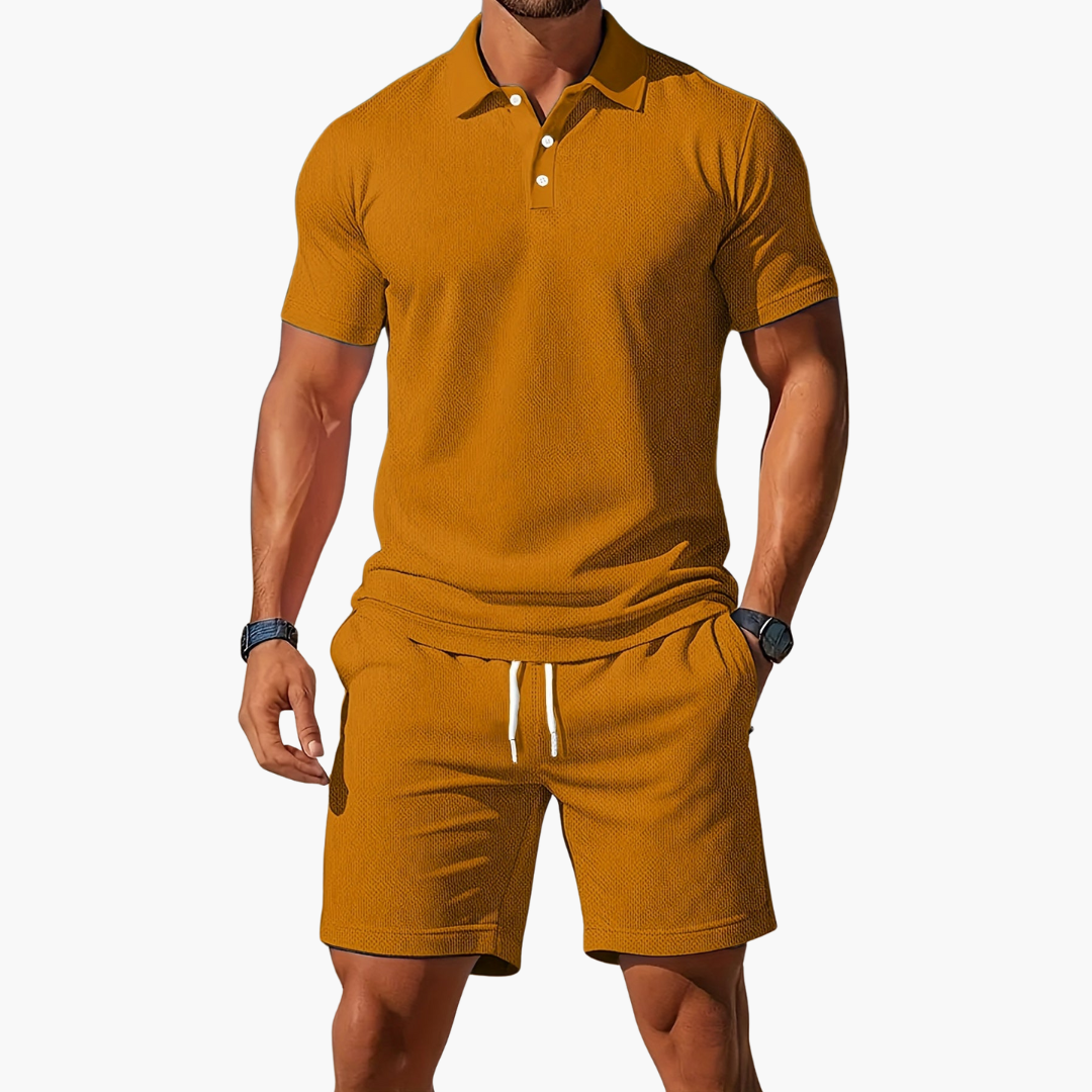 Polo Shirt And Shorts Set For Men | Jorven 8