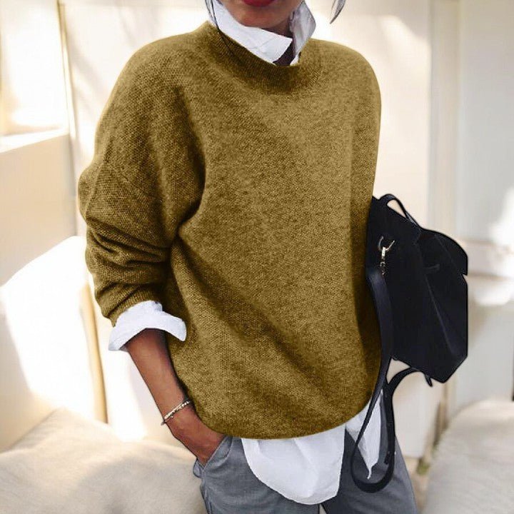 Relaxed Fit Knit Sweater For Women | Jorina 4