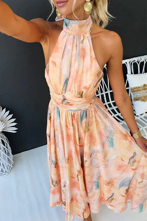 Sable | Watercolour Maxi Summer Dress 3