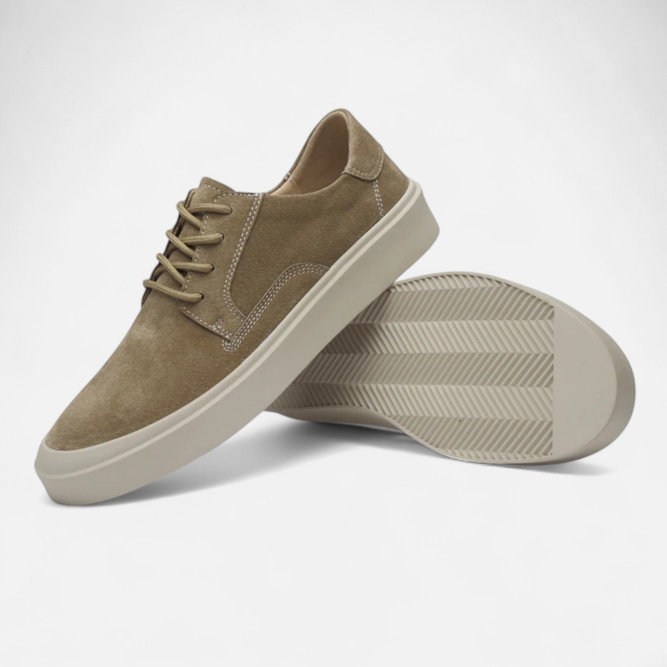 Sleem | Suede Texture Casual Sneakers Low Top Shoes 1