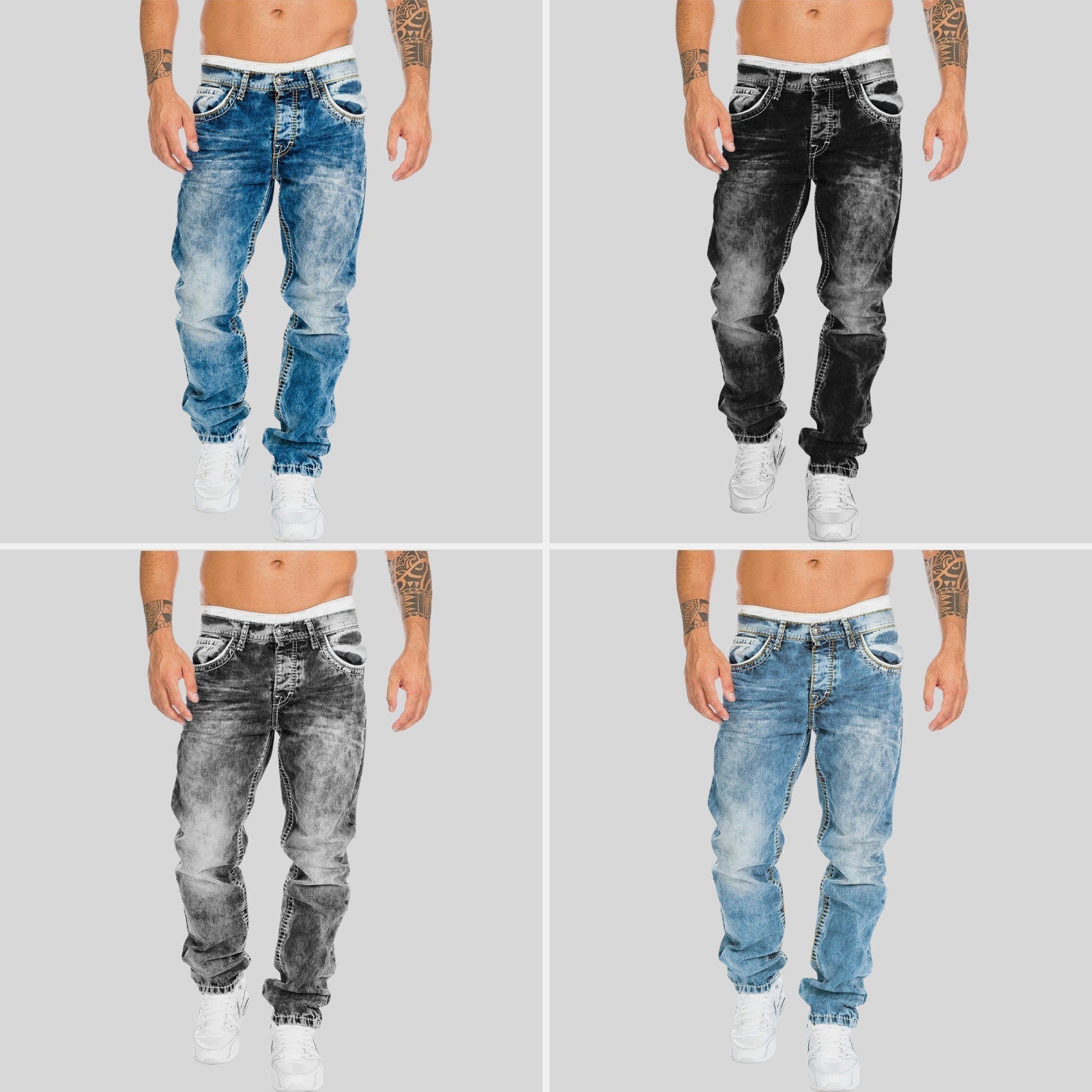 Slim Fit Denim Jeans For Men | Jorven 4