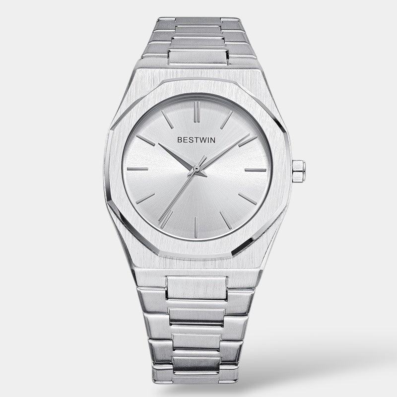 Stainless Steel Quartz Watch for Men | Alexander