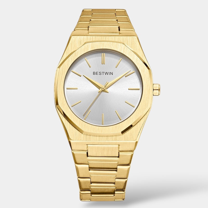 Stainless Steel Quartz Watch for Men | Alexander